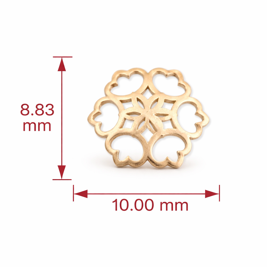 Heritage Filigree Gold Nosepin - 03