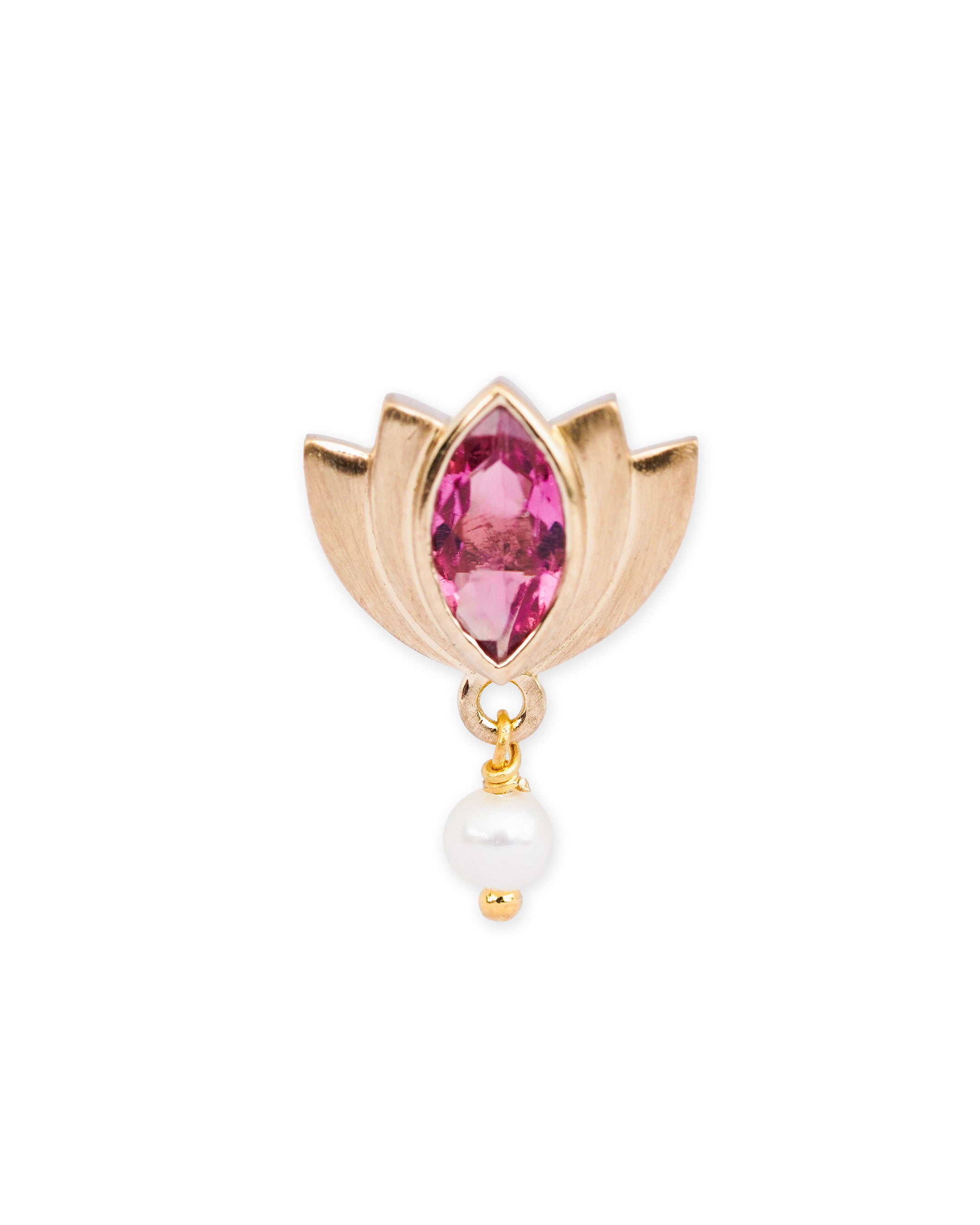 Blush Lotus Drop Nosepin
