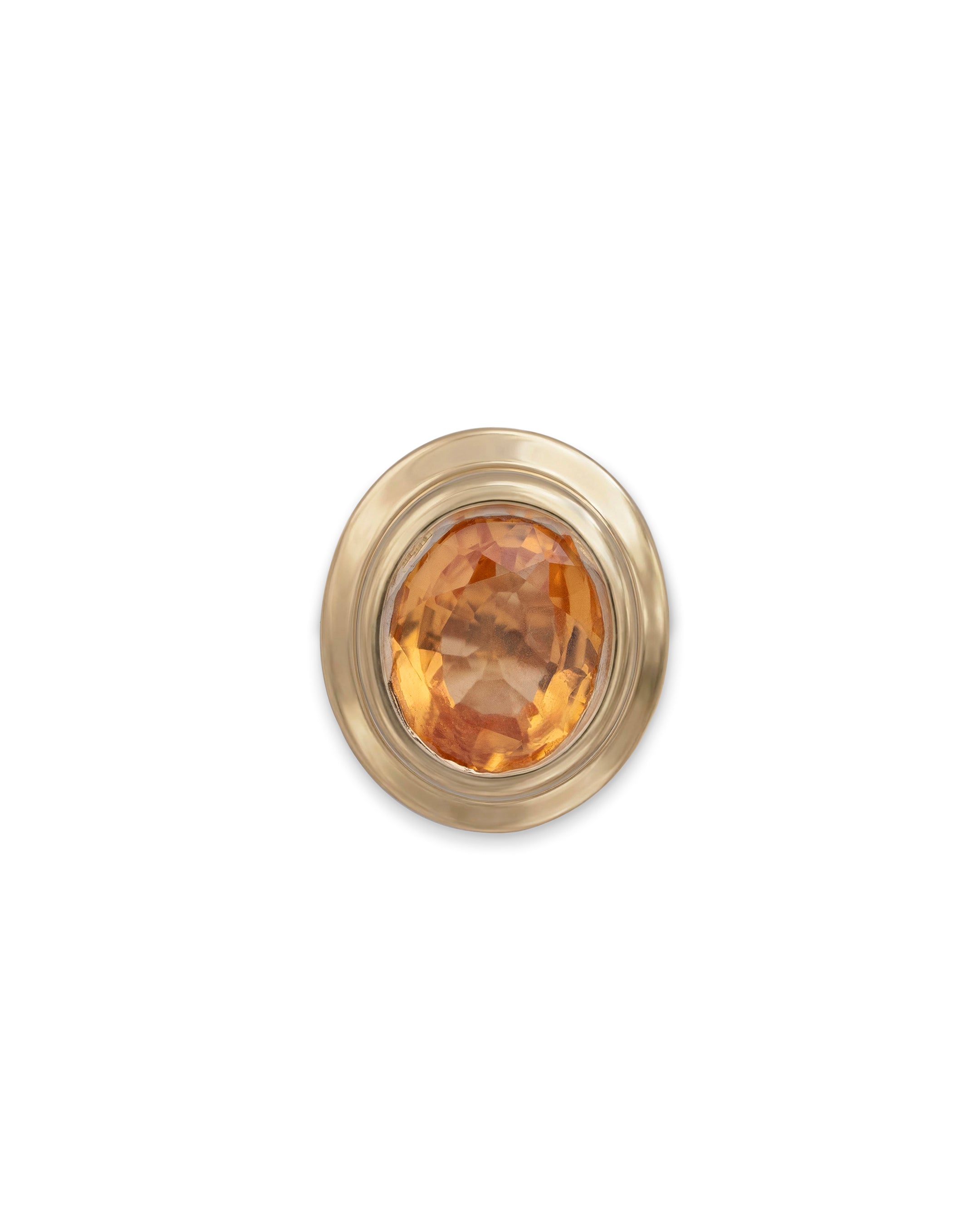 Golden Orbit Solitaire Nosepin