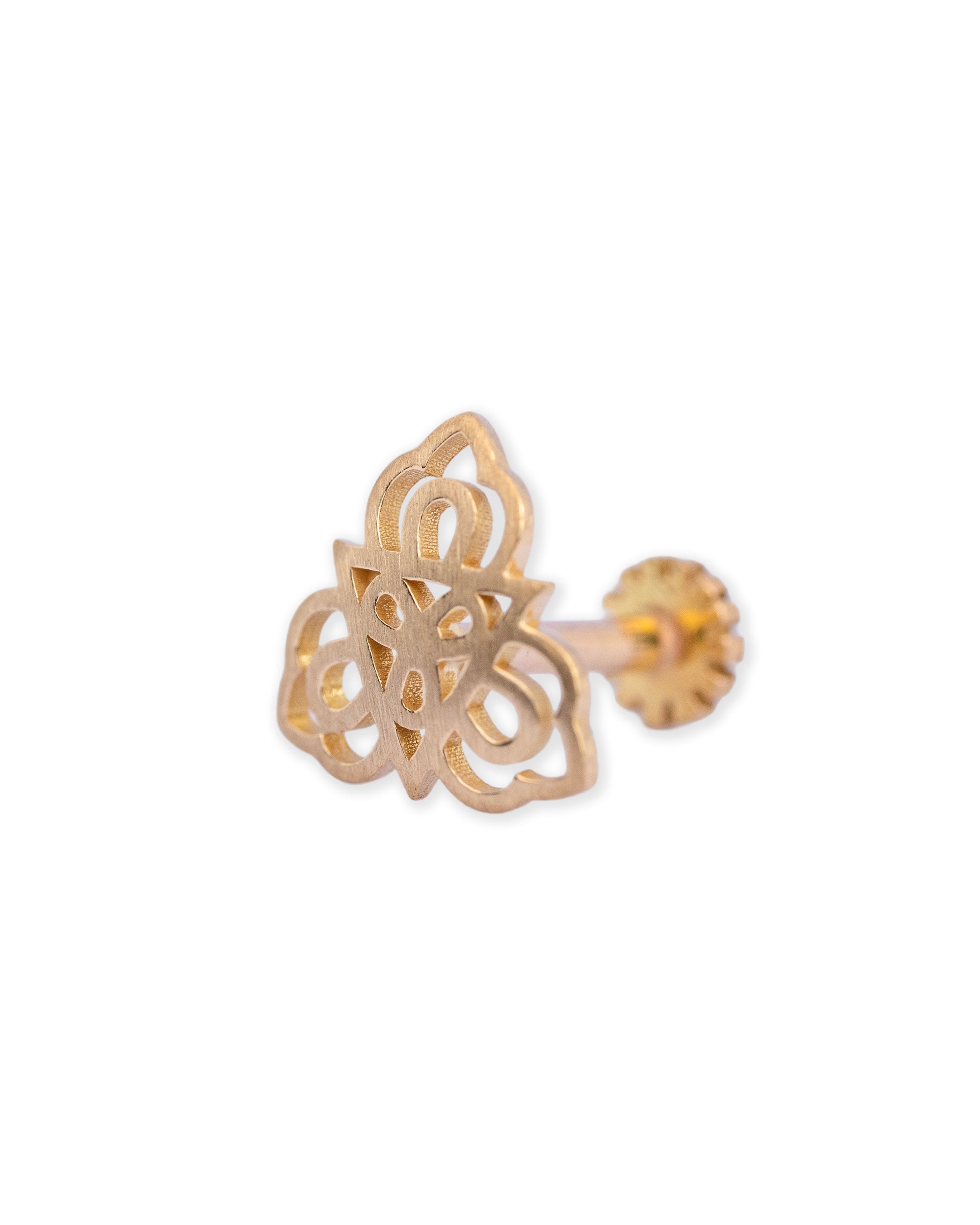Heritage Filigree Gold Nosepin - 01