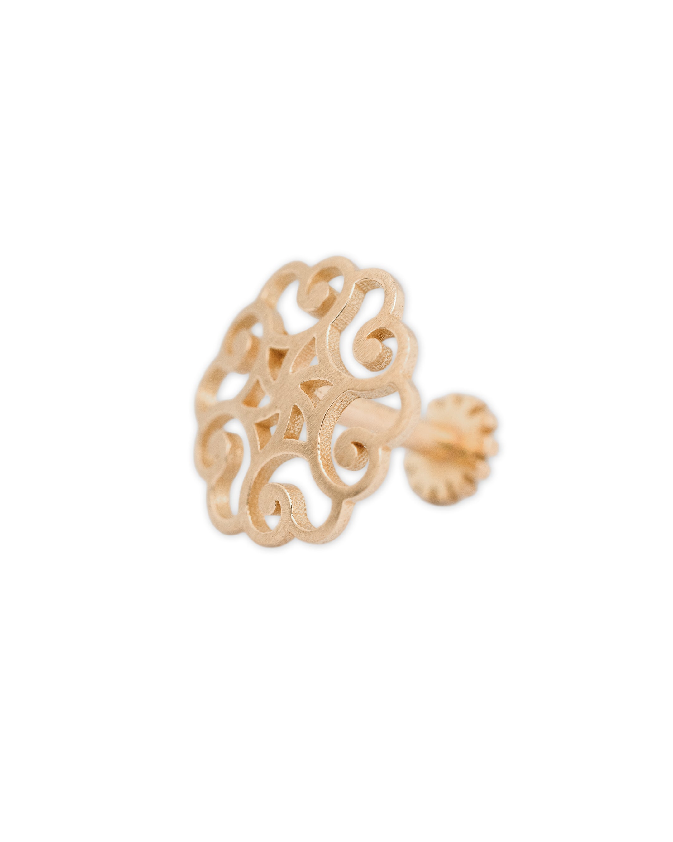 Heritage Filigree Gold Nosepin - 02