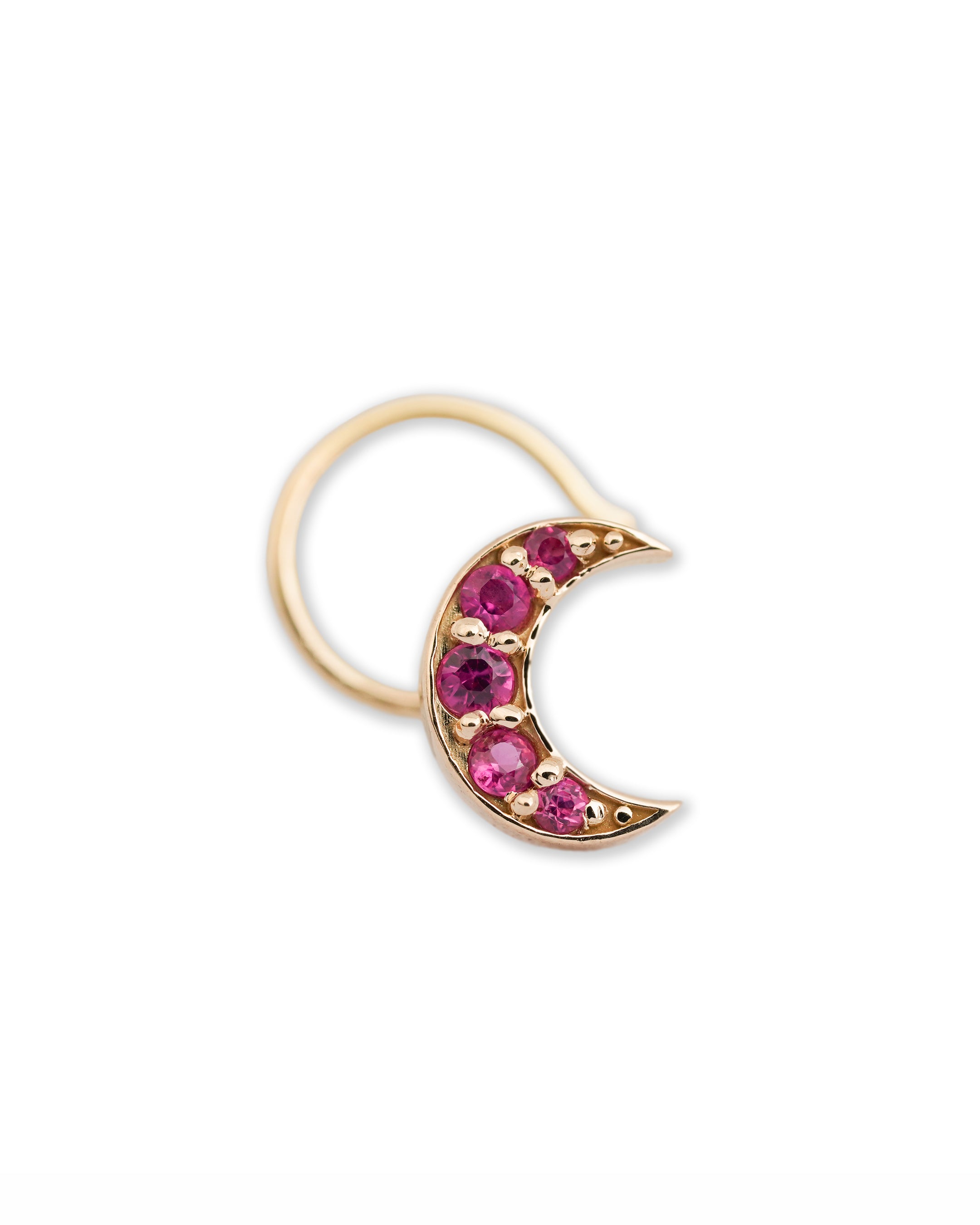 Crimson Crescent Nosepin