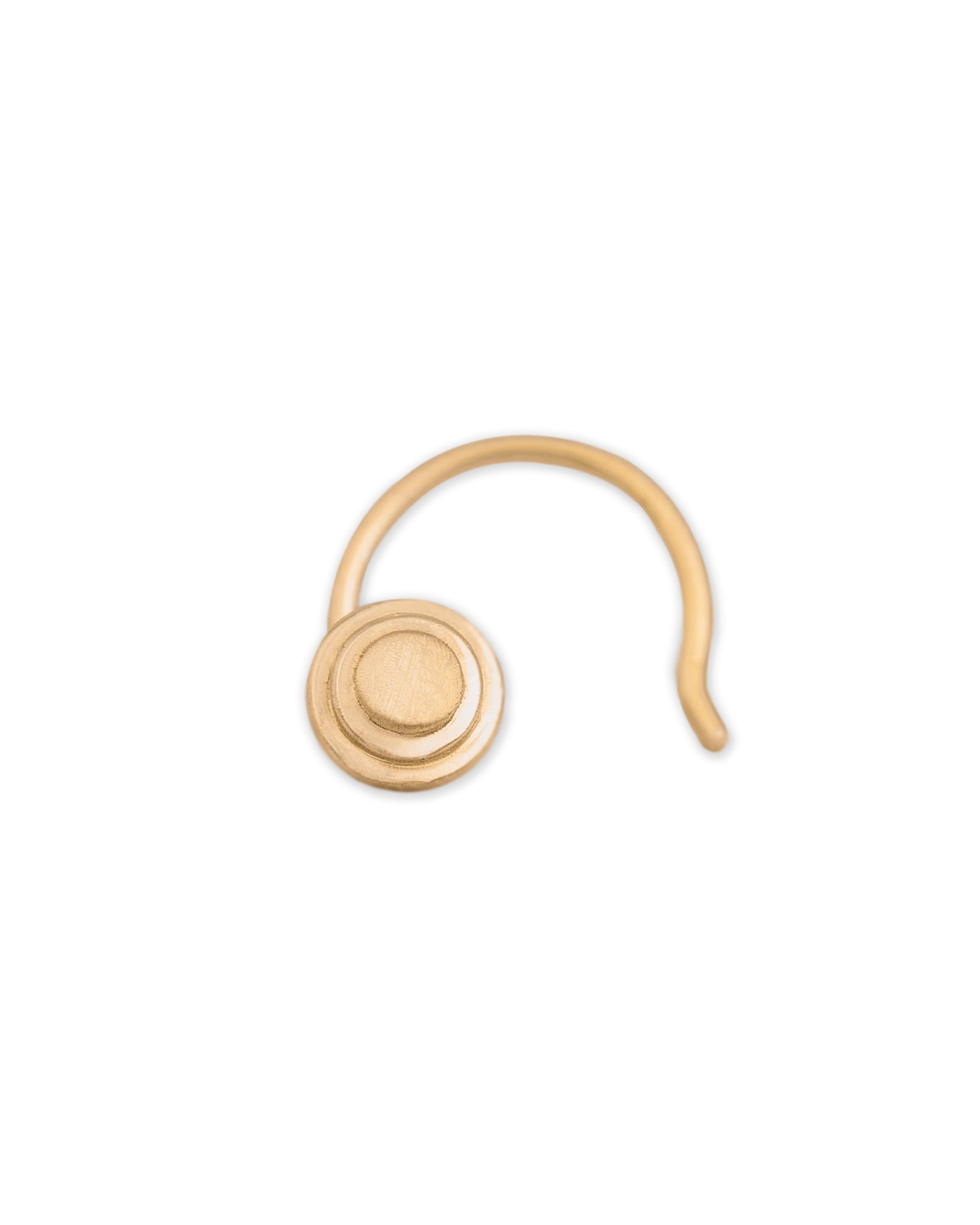 Round Aakar gold Nosepin
